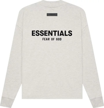 Fear Of God Essentials Long Sleeve Tee 'Light Oatmeal'